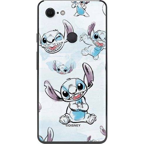 Disney Lilo and Stitch Pattern Google Pixel 3 XL Skin